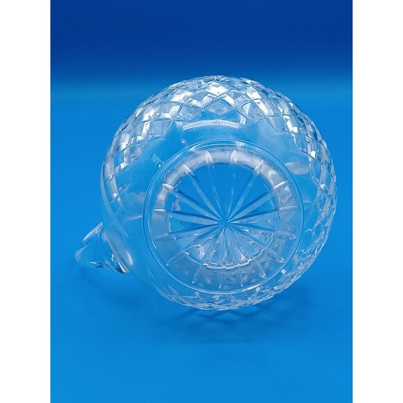 Vintage Waterford Lismore Diamond Cut Crystal Pitcher/Vase 32 Oz 6" Tall Elegant - Picture 13 of 16